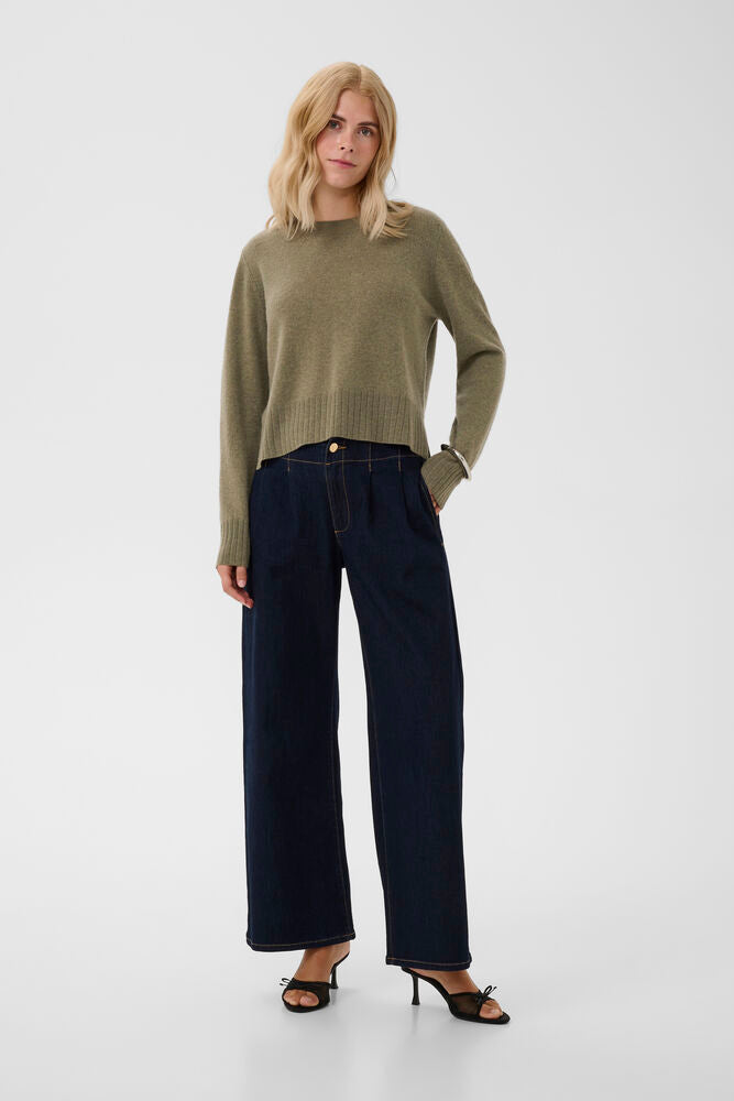 Taia Arrow Cashmere Blend Knit Pullover