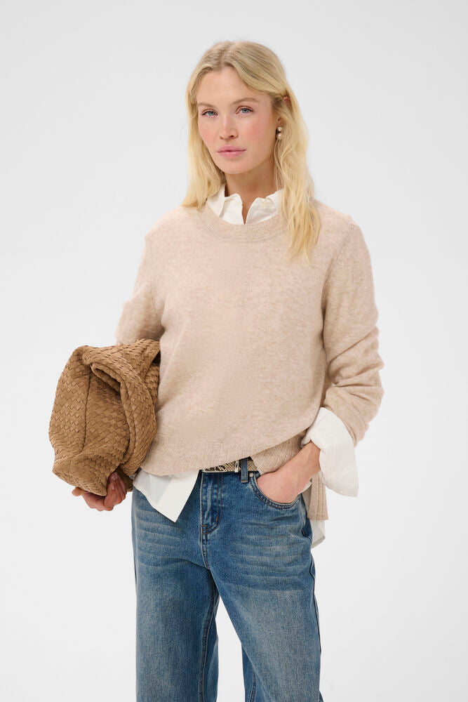 Taia Arrow Cashmere Blend Knit Pullover