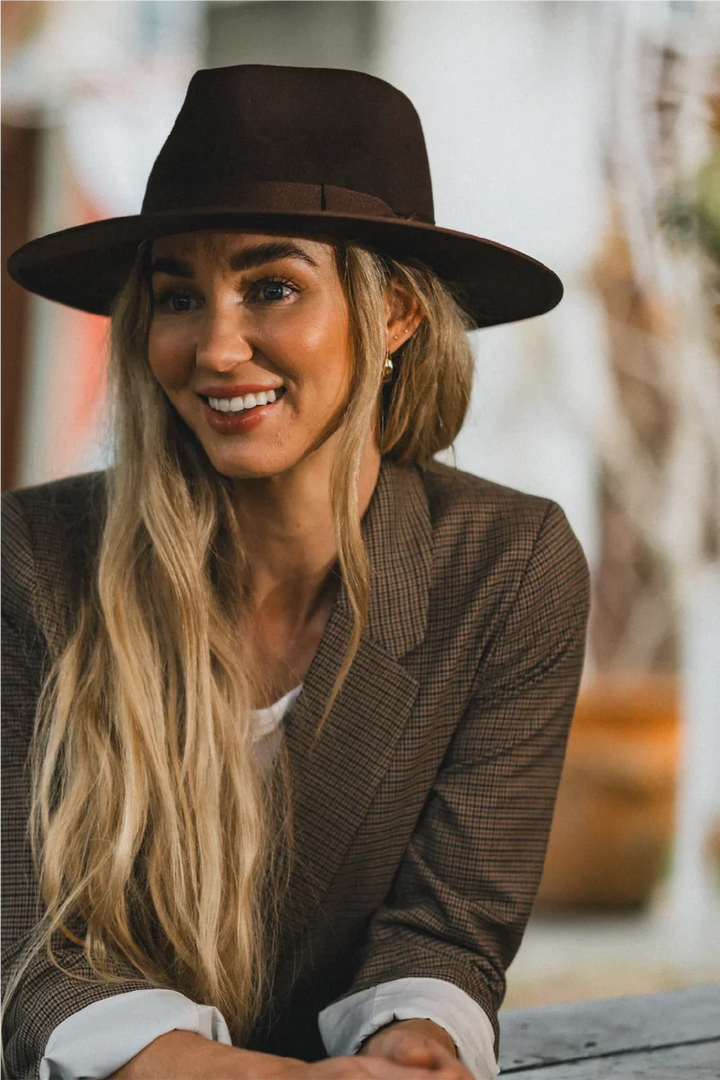 Tara Wool Felt Fedora Hat