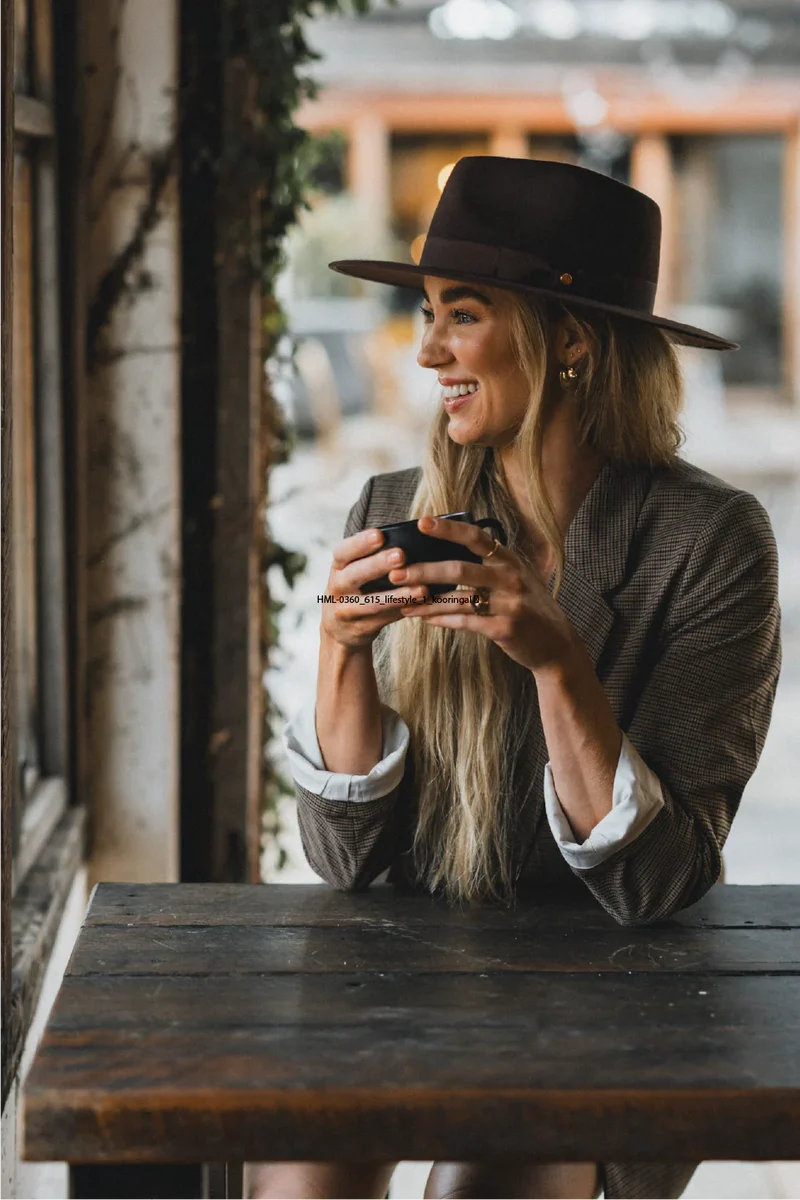 Tara Wool Felt Fedora Hat