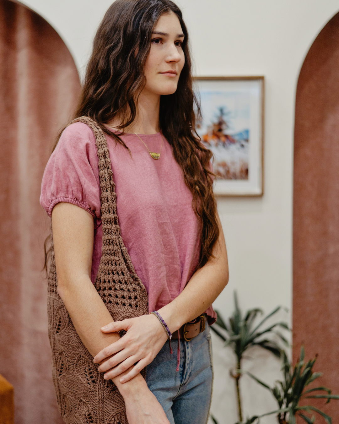 Nicolina Knit Tote Bag