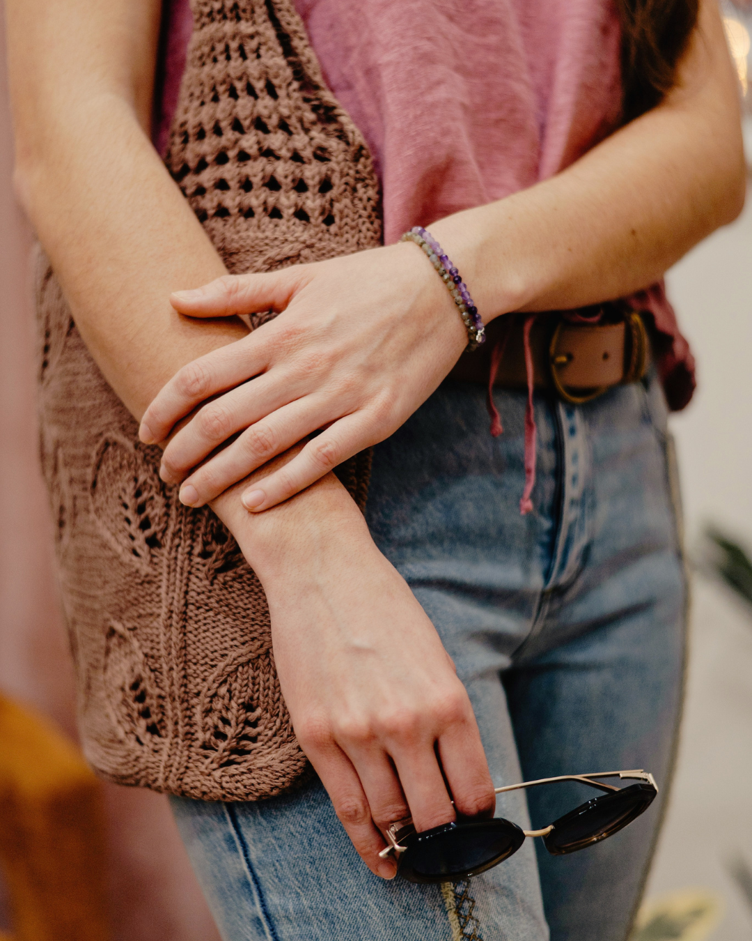 Nicolina Knit Tote Bag