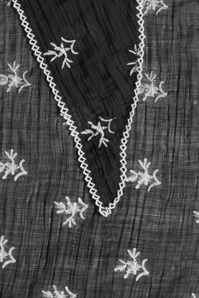 Wikolia Embroidered Triangle Scarf