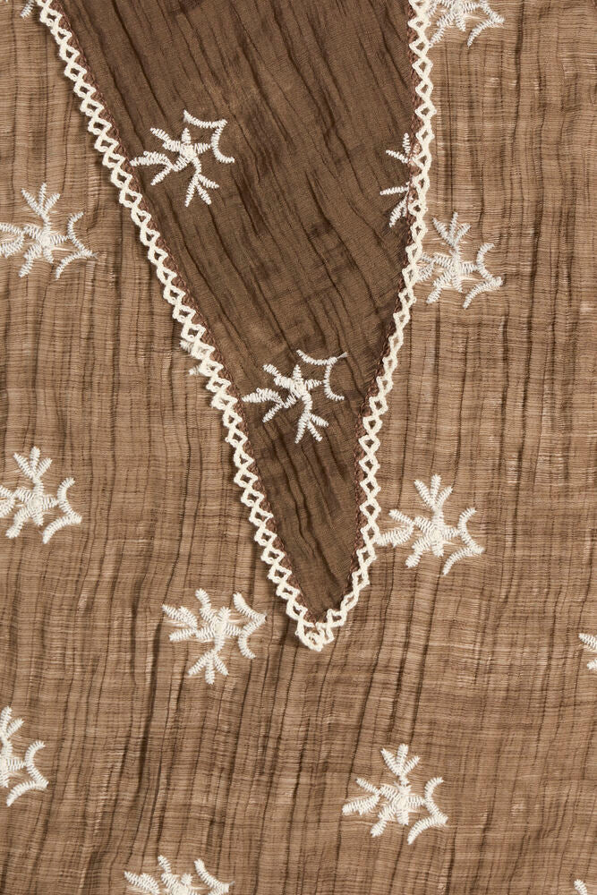 Wikolia Embroidered Triangle Scarf