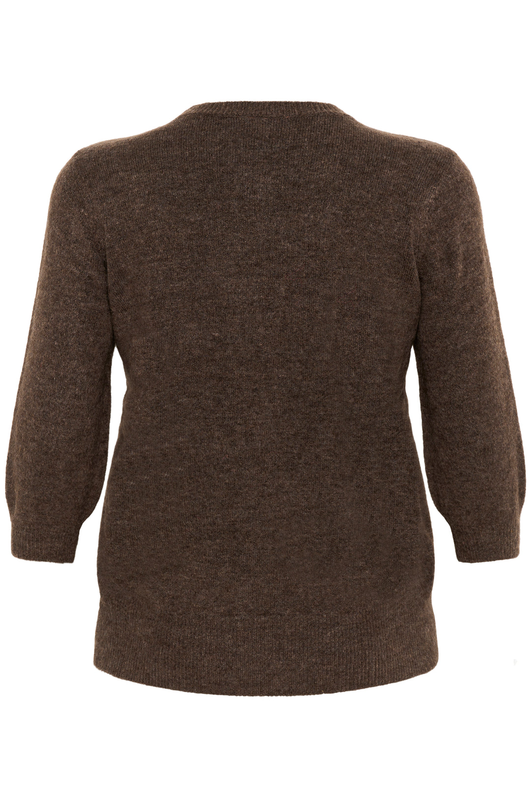 Brown sweater on a white background