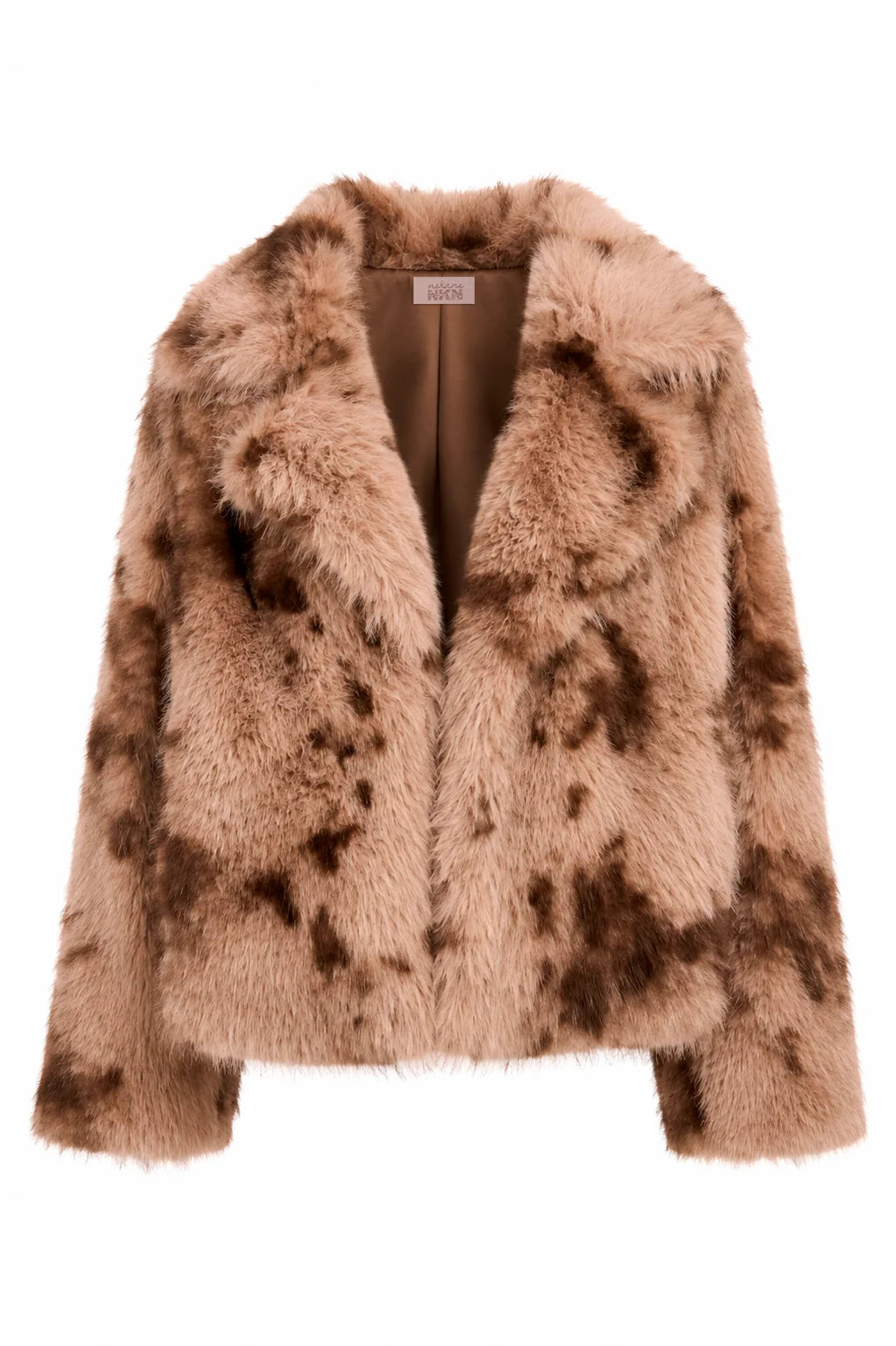 NKN Nekane Talia faux fur jacket with plush texture, cozy collar, and stylish design for cold weather wear.