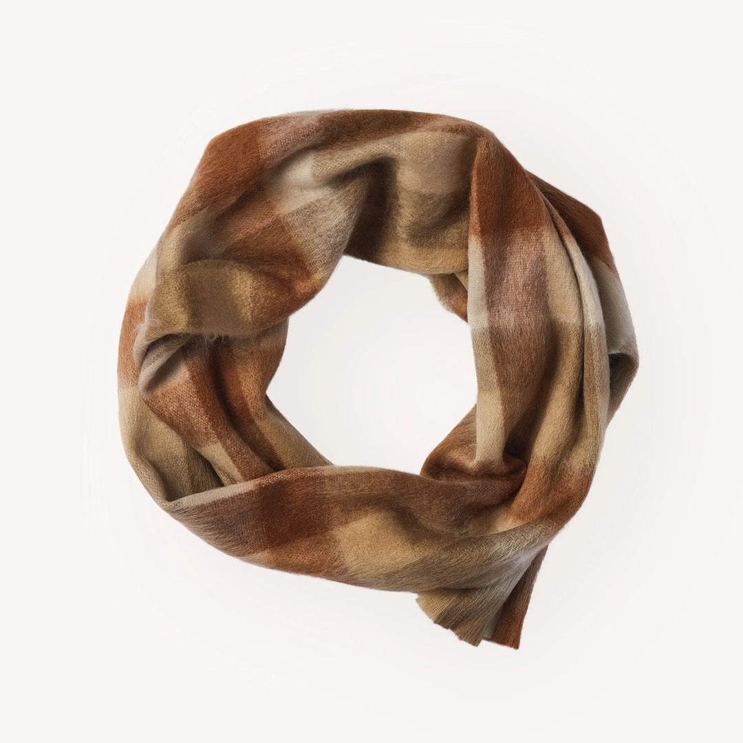 Alpaca Wool Seamless Scarf