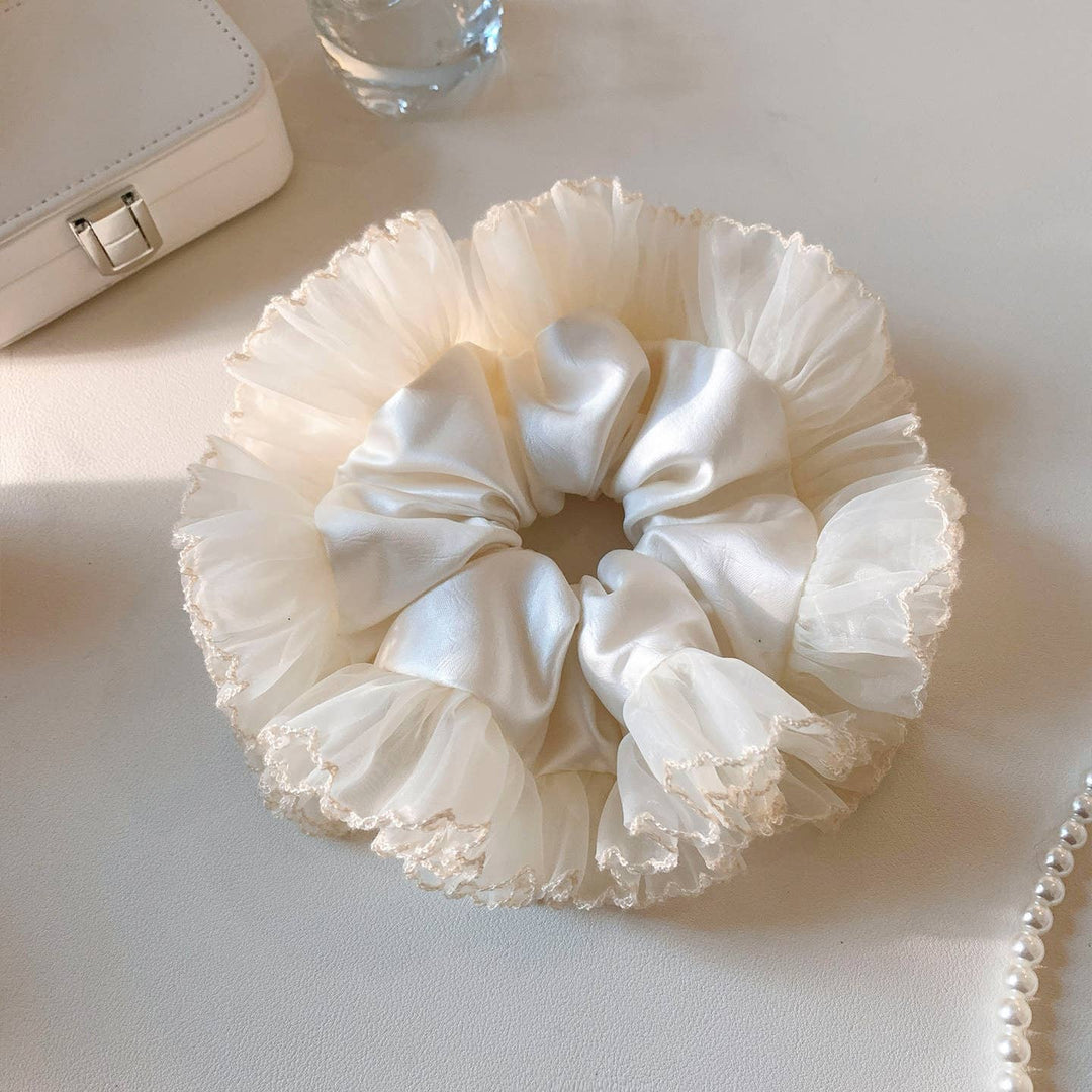 Peony Petal Hair Scrunchie
