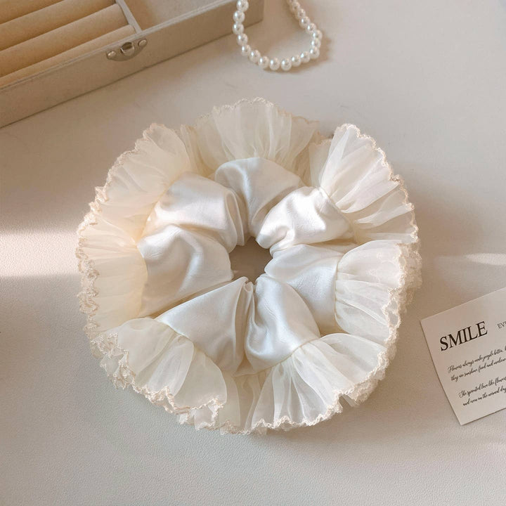 Peony Petal Hair Scrunchie