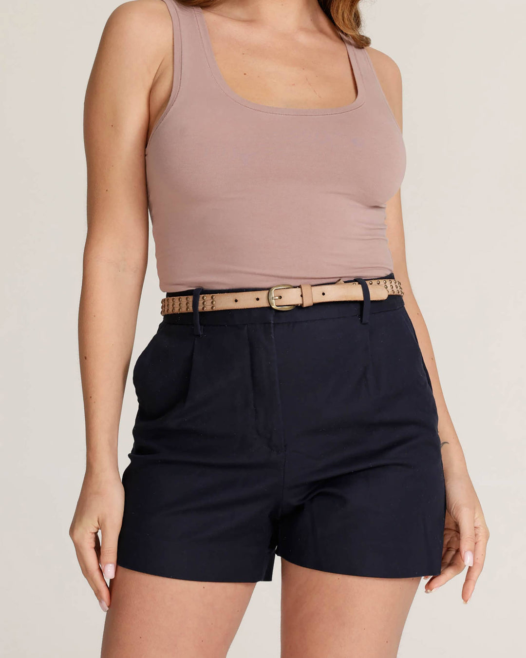 Ayana Studded Leather Belt