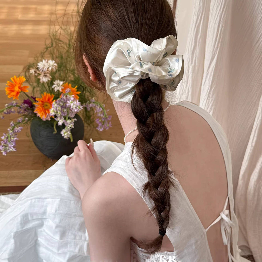 Cherry Lane Satin Hair Scrunchie