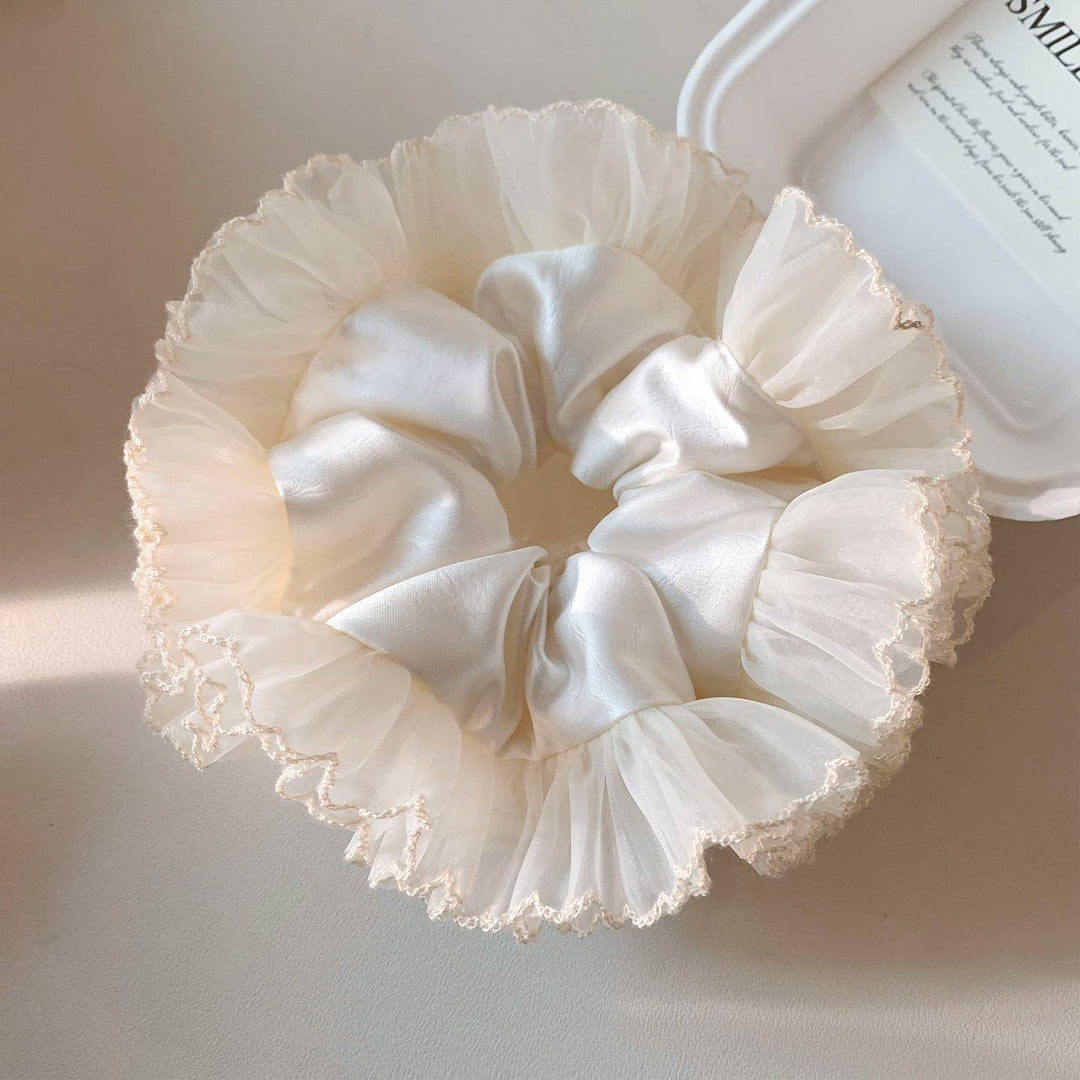 Peony Petal Hair Scrunchie