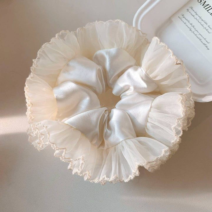 Peony Petal Hair Scrunchie