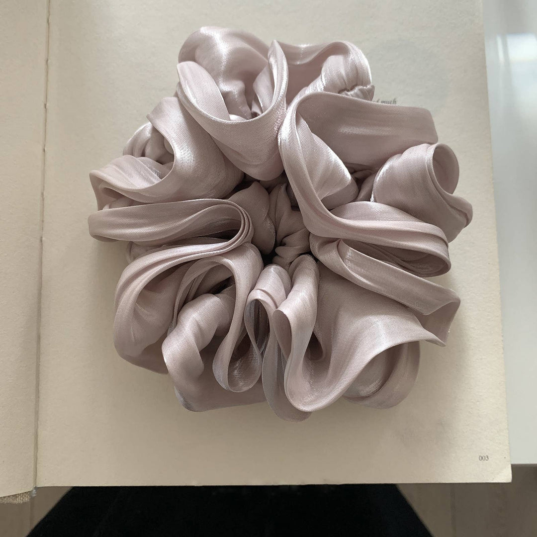 How Romantic Satin Hair Scrunchie
