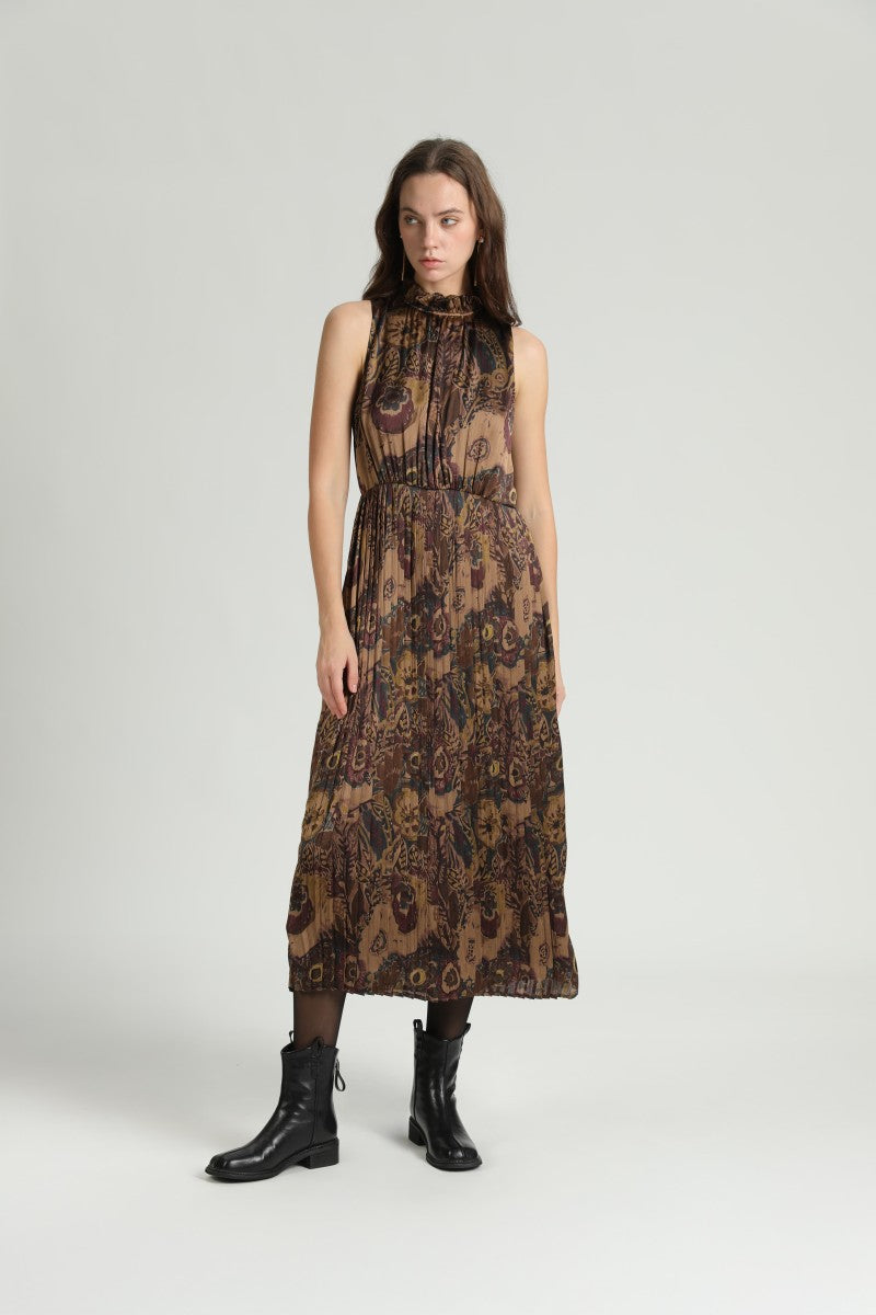 Donna Halter Style Maxi Dress