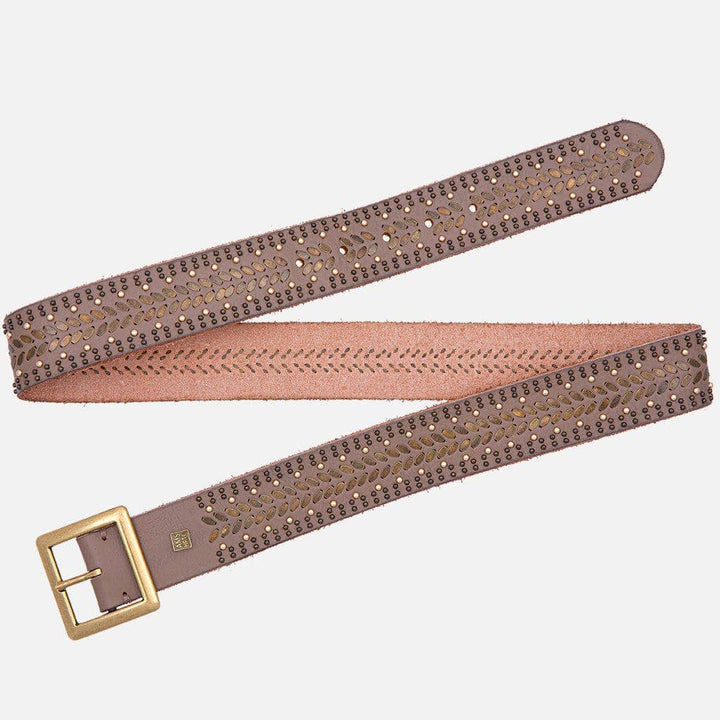Ezra Studded Leather Belt