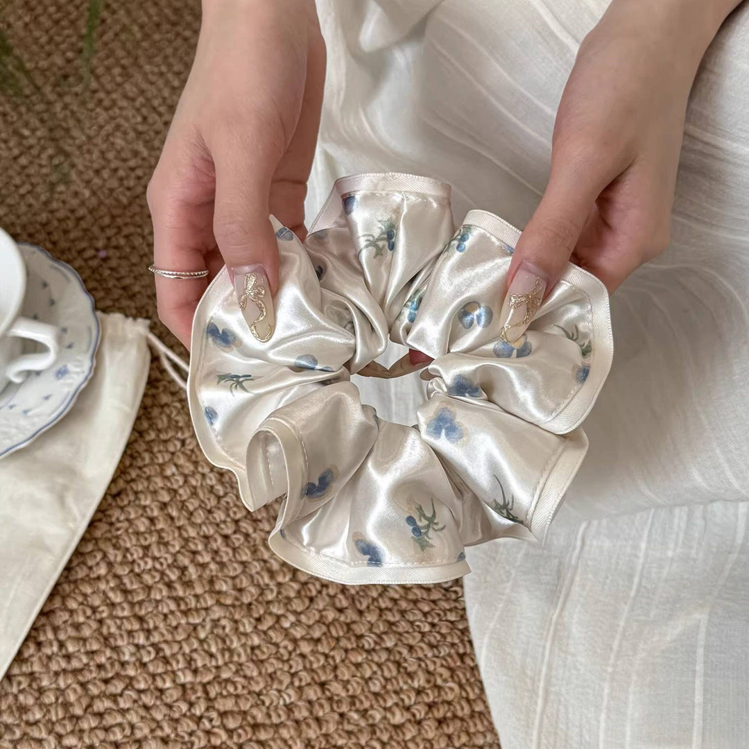 Cherry Lane Satin Hair Scrunchie