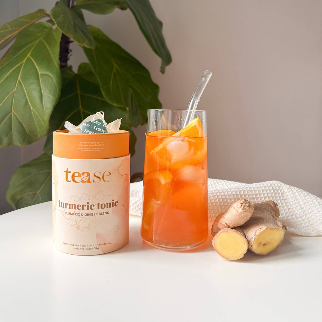 Turmeric Tonic-  Ginger Adaptogen + Superfood Tea Blend