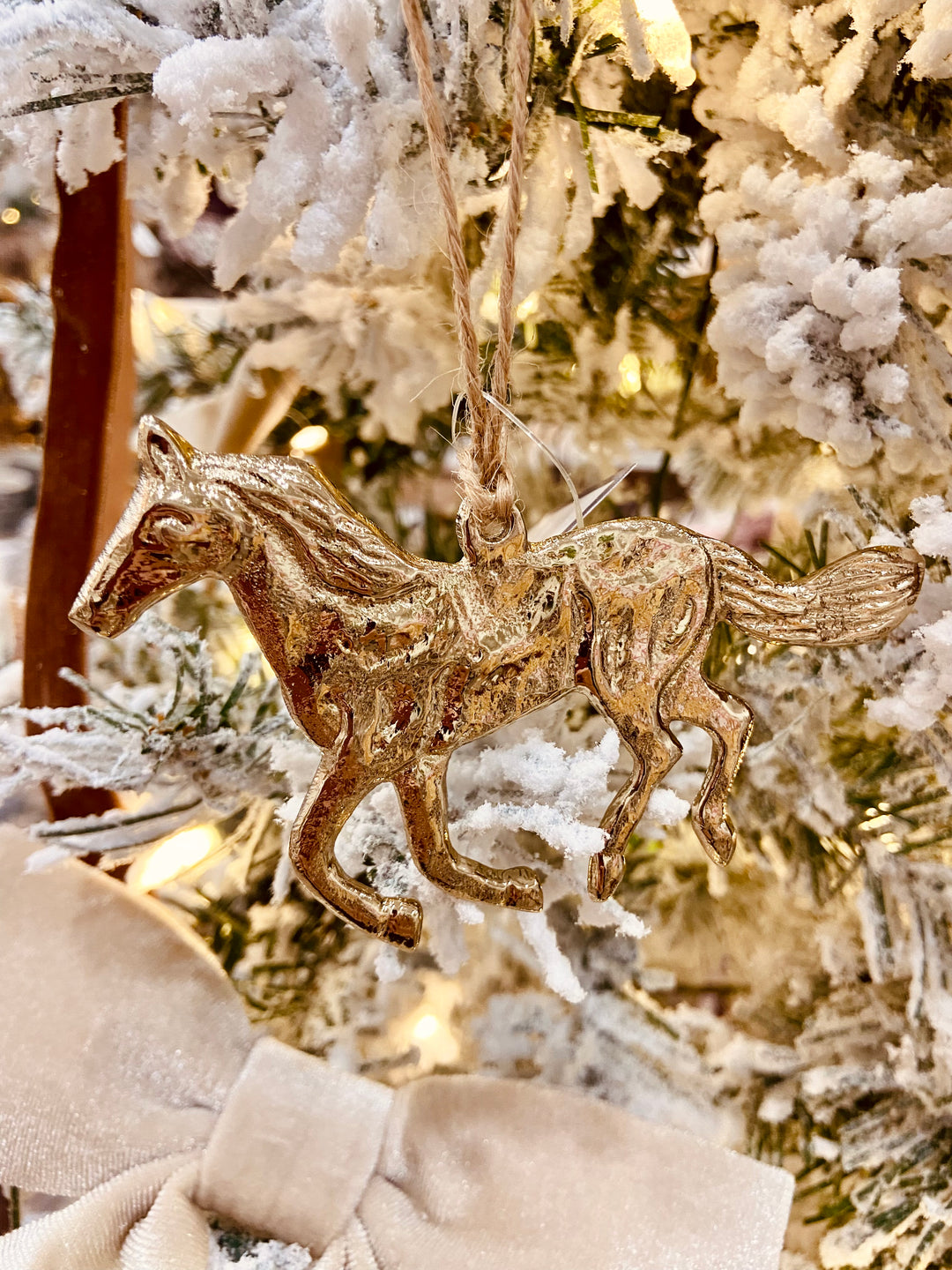 Golden Gallop Tree Ornament