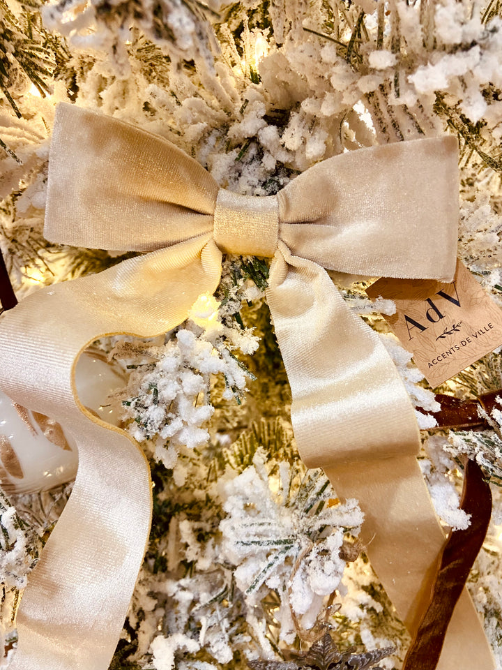 Sugarplum Velvet Tree Bow