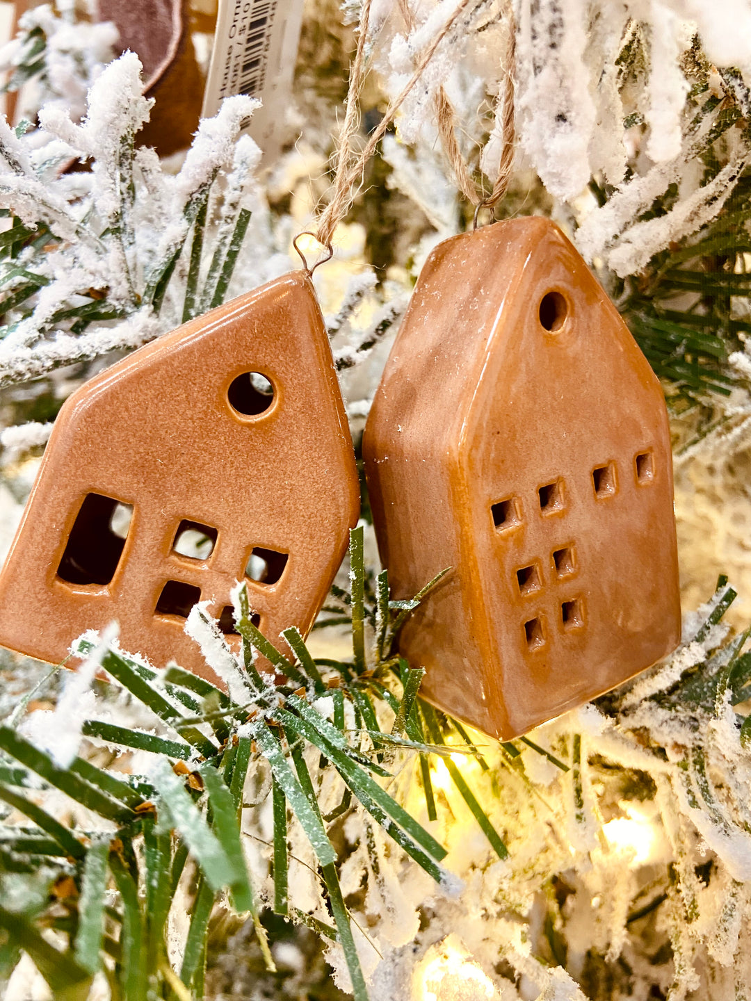 Ceramic House Ornament Set