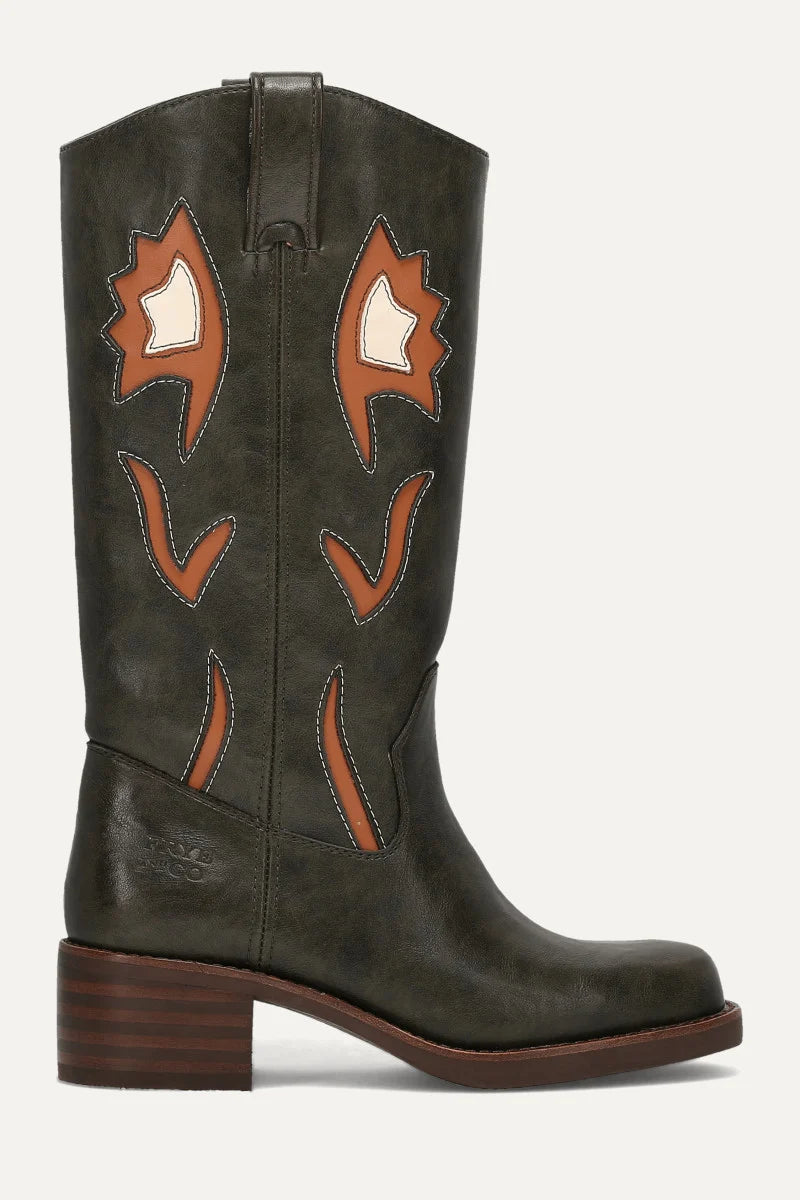 Miranda 10 Flower Boot