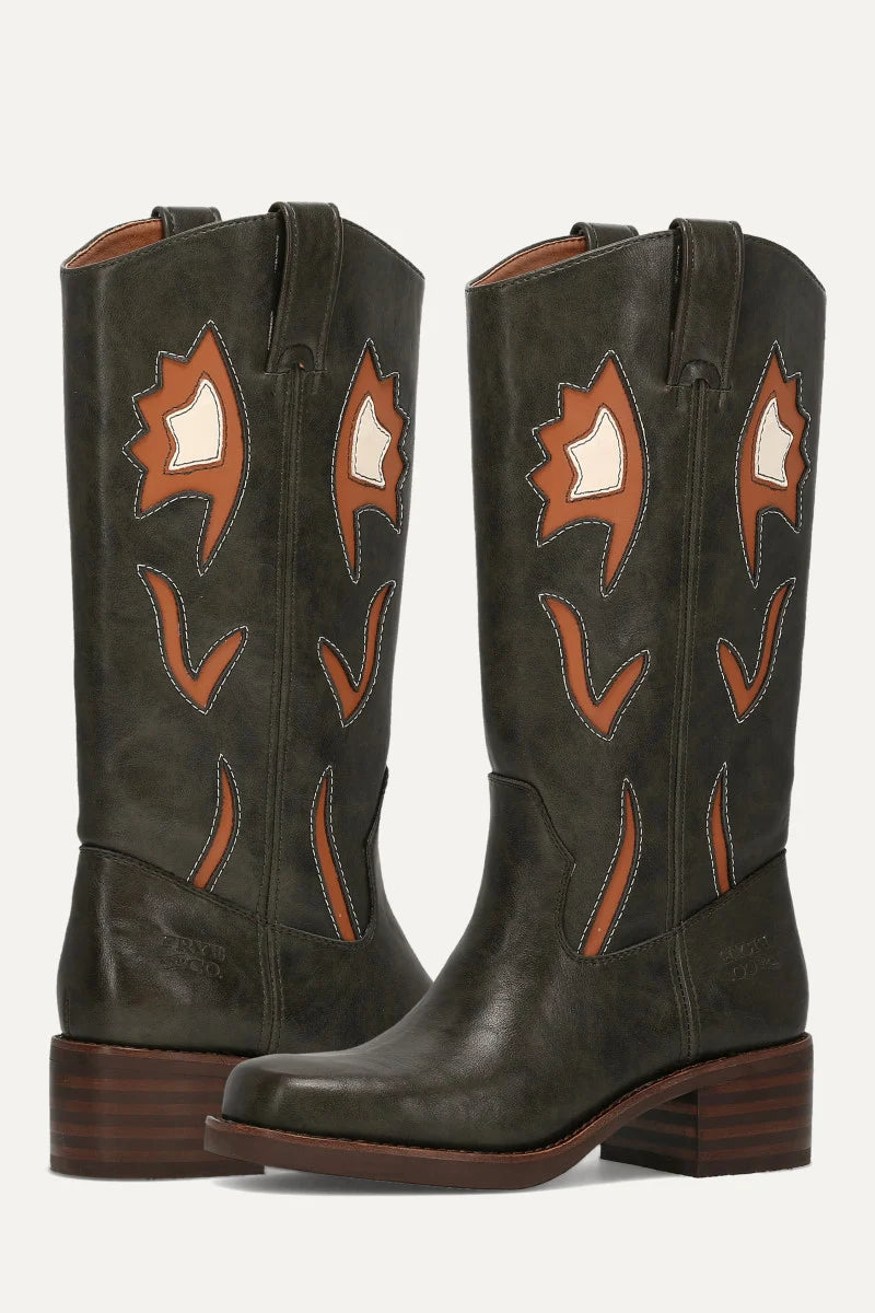 Miranda 10 Flower Boot