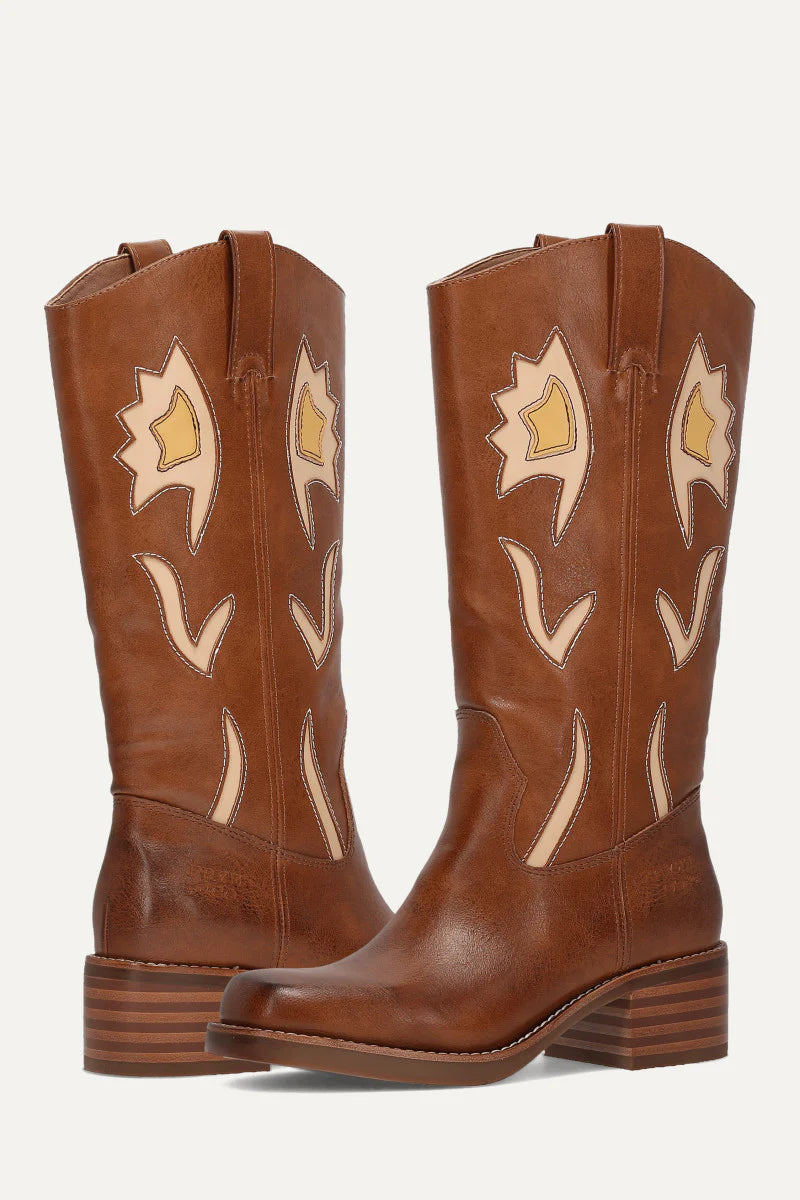 Miranda 10 Flower Boot
