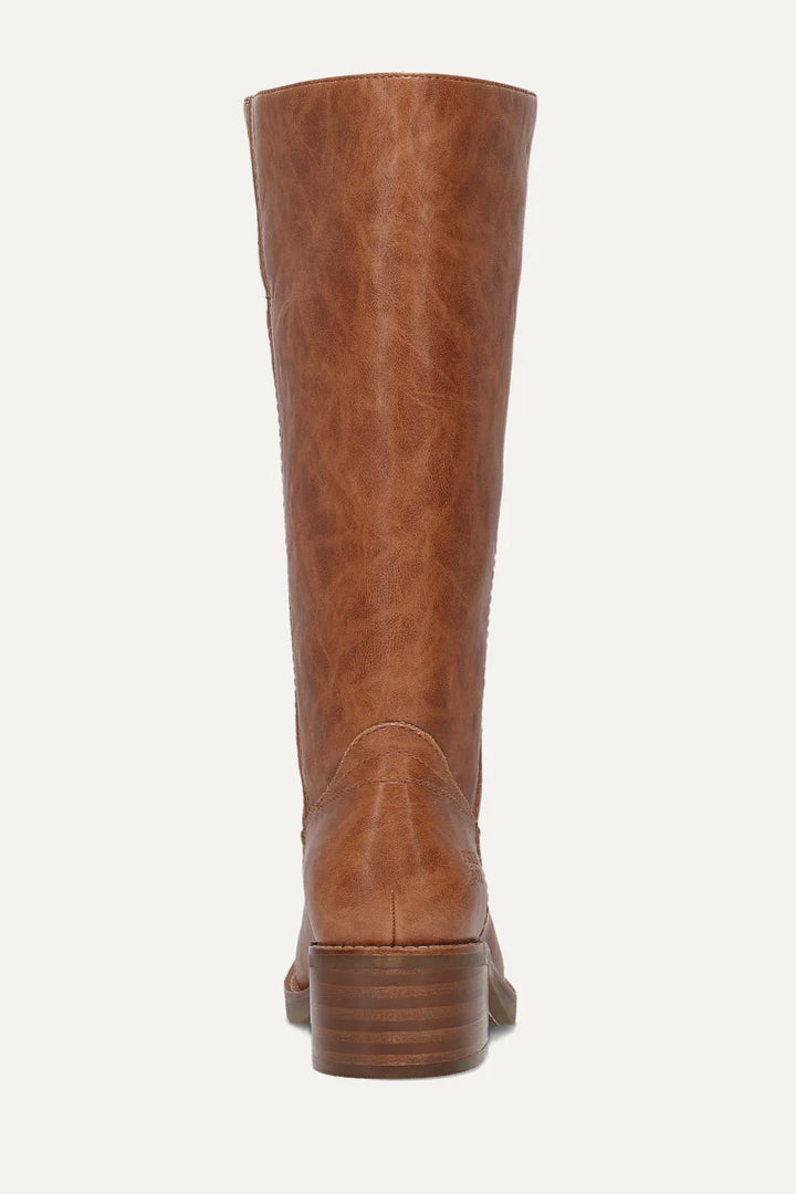 Frye & Co Miranda 14 Boot featuring leather construction and classic lace-up design with sturdy soles.
