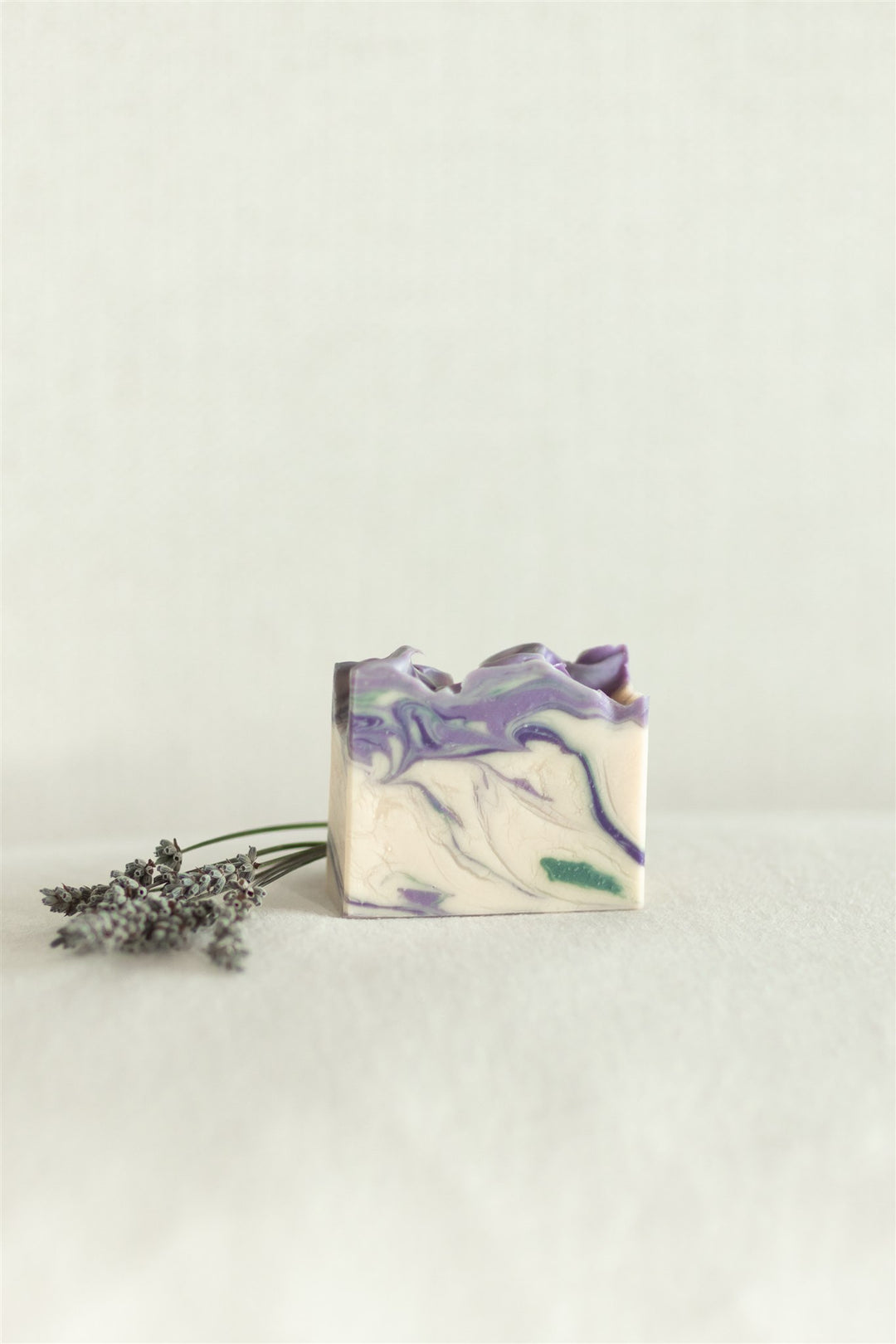 RavenSong Soap & Candle Coastal Lavender artisan soap with BC organic essential oil, featuring a creamy lather and lavender scent.