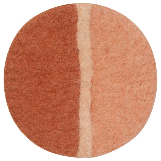 sheep wool felt tableware trivet