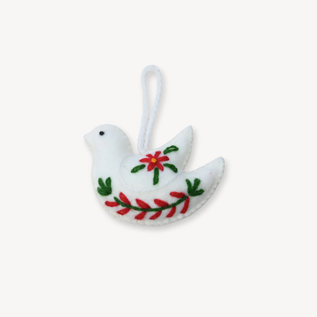 Hand- Embroidered Ornament