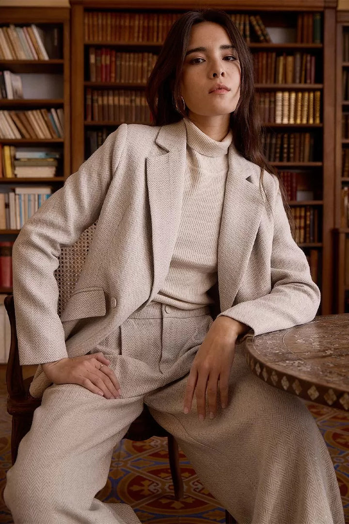 Herringbone Blazer